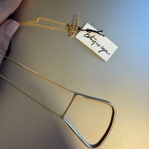 Dainty Gold Necklace Ring Holder Betsy & Iya